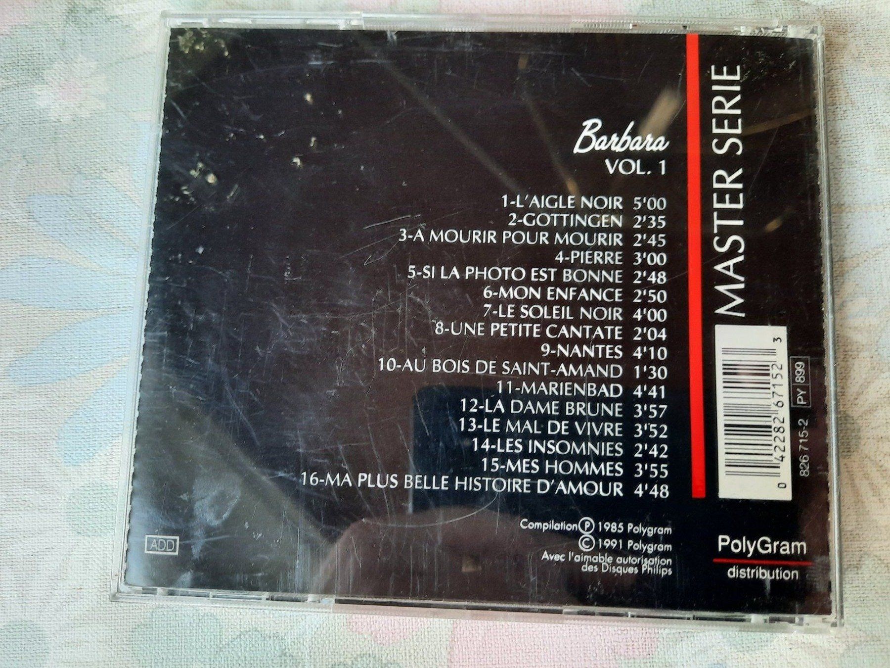CDs: CD Master Série - Barbara - volume 1 – Gebraucht aus Pully von bro_n52j 1