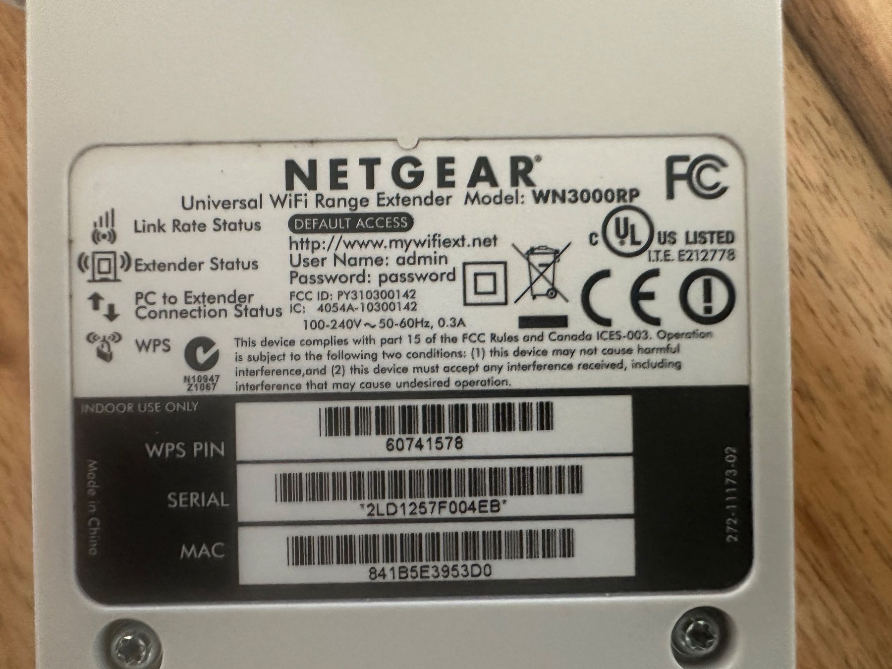 Netgear Wlan: Netgear WiFi Range Extender WN3000RP – Gebraucht aus Stallikon von Rsiri 3