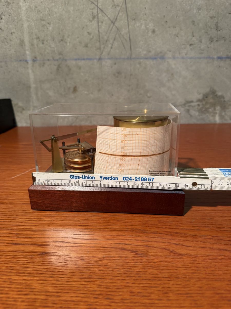 Altri elettrodomestici e apparecchi d’epoca: Vintage Barograph: Lufft Model 8005 barograph – Usato da Lausanne venduto da artnouveau04 5