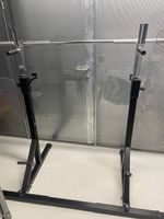 Squat Rack & Barbell Set - Perfect for Home Workouts 🏋️‍♂️