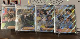 Lot de 4 Cartes Pokémon Dresseur Full Art Rares