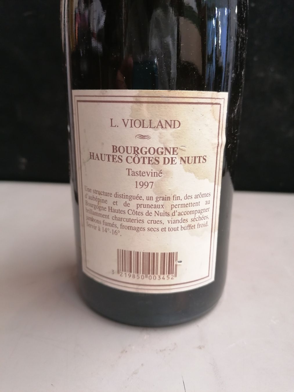 Vino: BOURGOGNE 1997 HAUTES CÔTES DE NUITS – Nuovo (secondo la descrizione) da Genève venduto da Leboucheoreilles 3