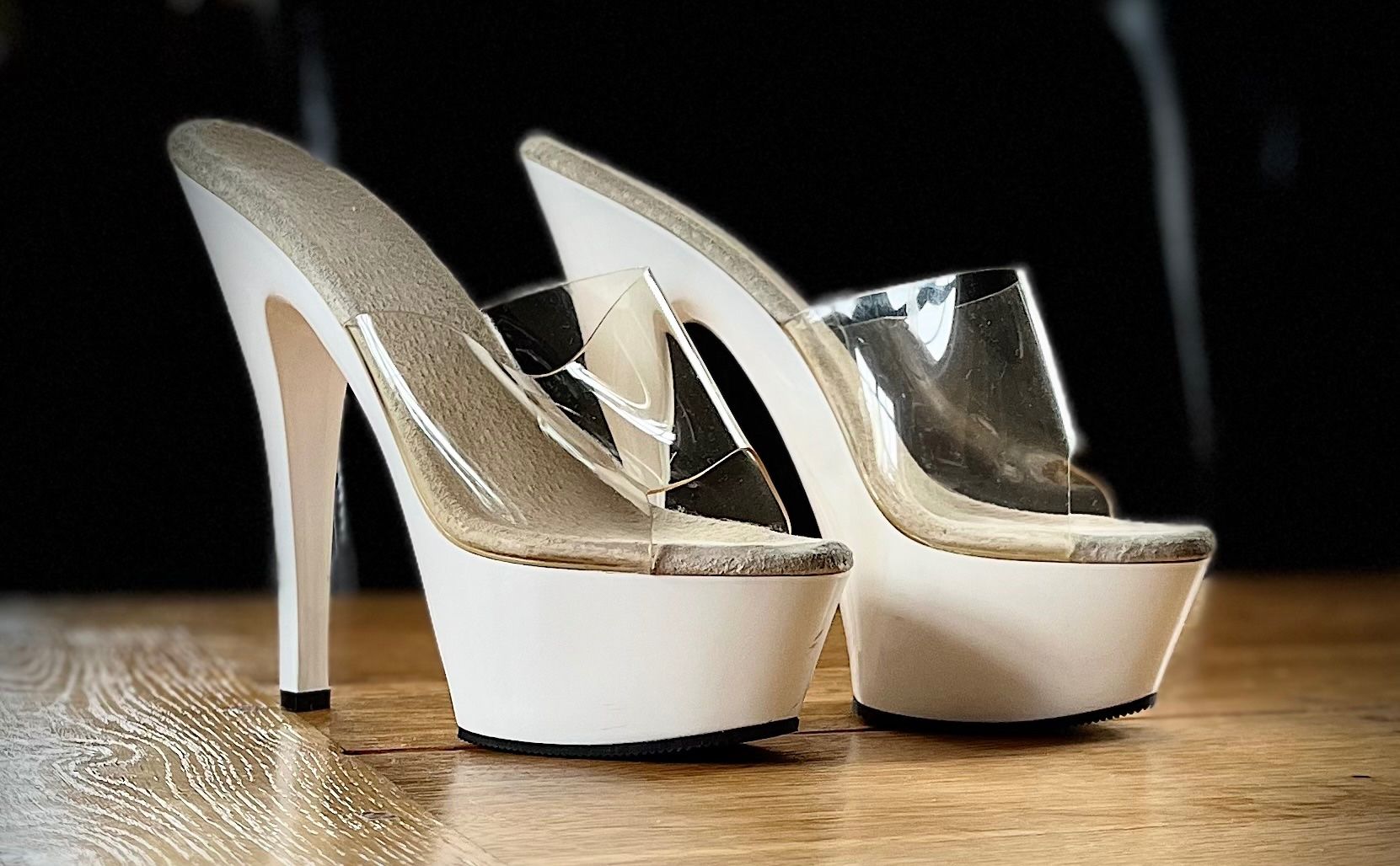 Scarpe da donna: Weisse High Heels, Tanzschuhe, Gr. 36 – Nuovo (secondo la descrizione) da Arbon venduto da KaSaBo 8
