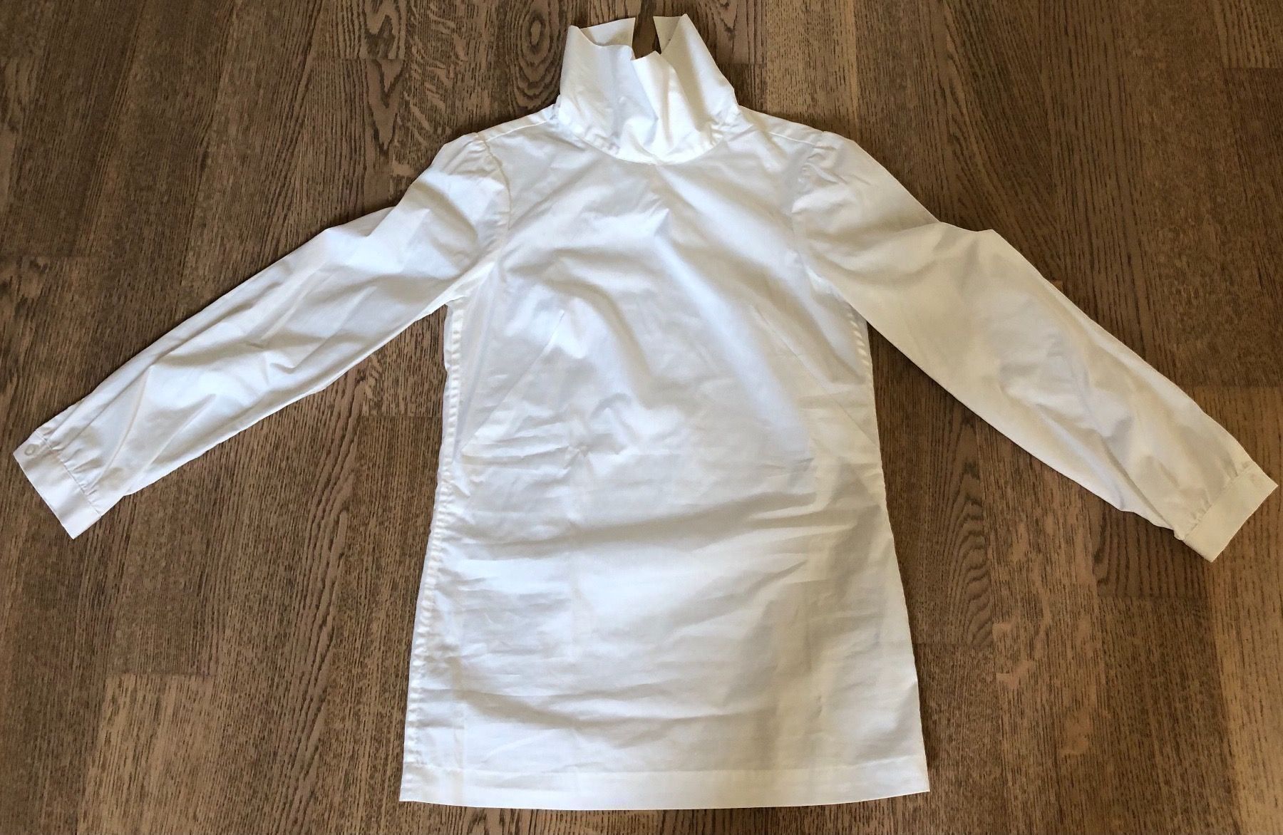 Camicette: Weisse Bluse mit grossem Kragen Gr.S – Usato da Bonstetten venduto da Audreystyle 3