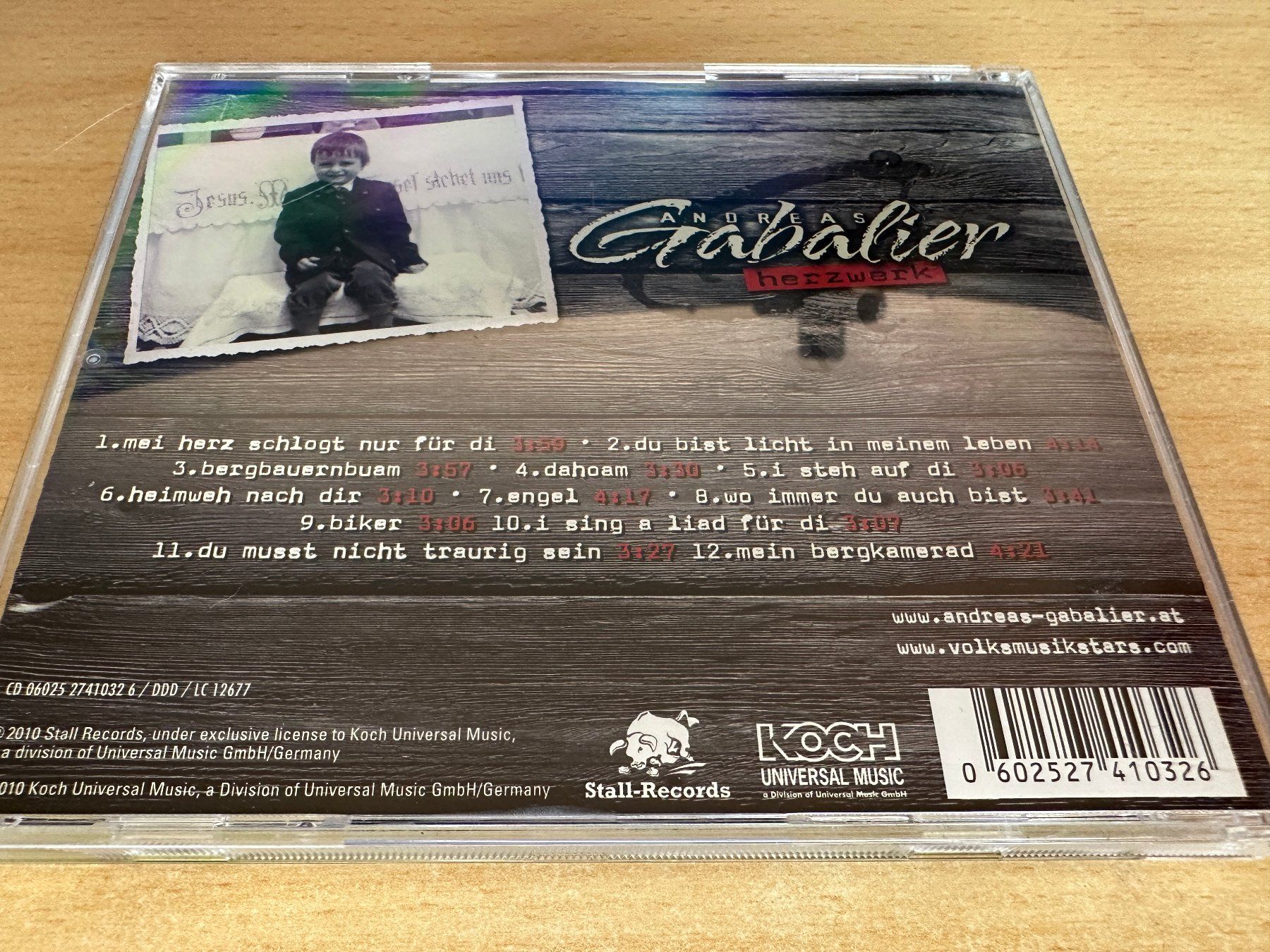 CDs: Andreas Gabalier – Herzwerk – Gebraucht aus Rikon im Tösstal von Alpenmutz 1