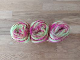 Wolle, 3 Knäuel Cottonhair, Lana Grossa