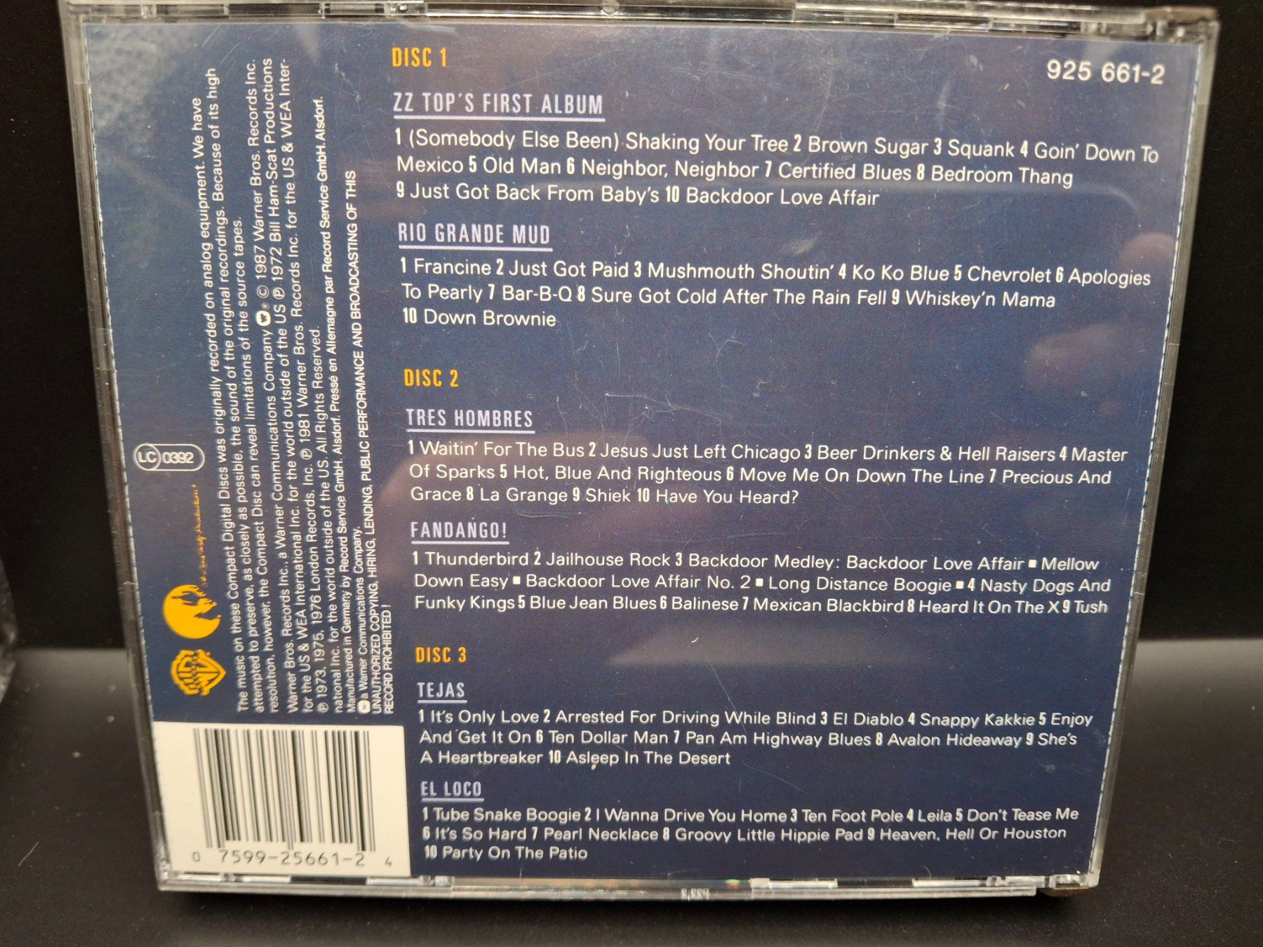 CD: ZZ Top – The ZZ Top Sixpack – Usato da St.Gallen venduto da jalamusic 1