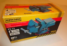 Schraubstock WORKZONE PS-72 / 7,2 kg / 100 mm