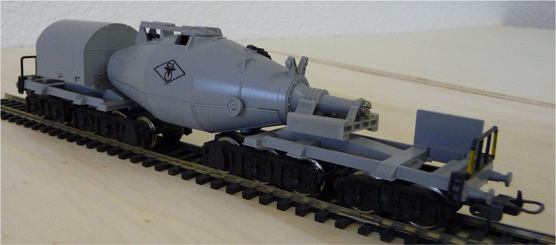 Lima Modellini di ferrovie: Schwertransport-Güterwagen – Usato da Hinwil venduto da Dampfloki 1