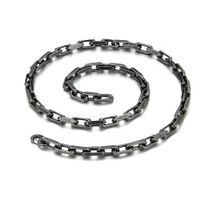 HERREN GLIEDERKETTE BIKER MOTORRAD EDELSTAHL VINTAGE GRAU
