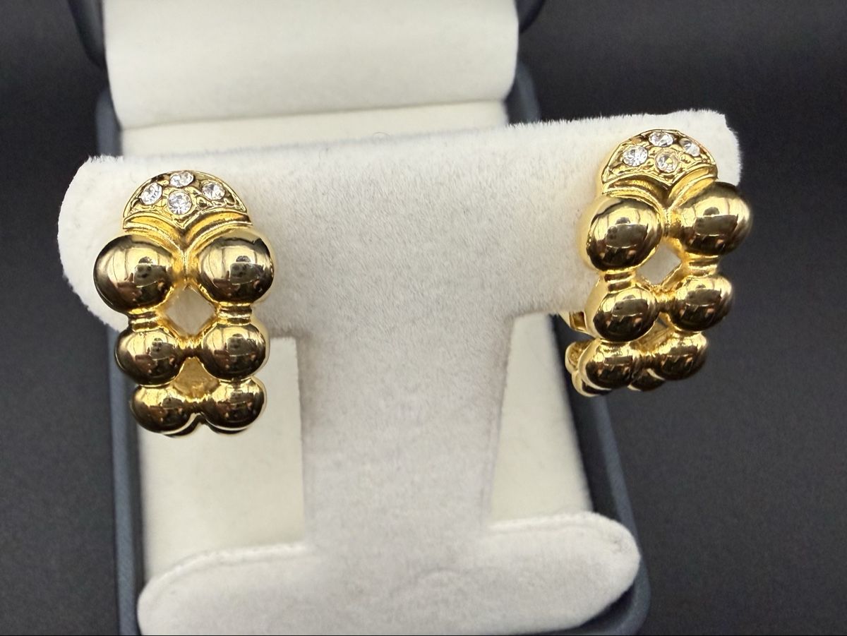 Orecchini pendenti & Orecchini a lobo: Elegante Vintage-Ohrringe Strasssteinen – Usato da Lamone venduto da LaCantinaMagica 3