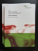 Algebra und Analysis Lineare Funktionen Roman Oberholzer