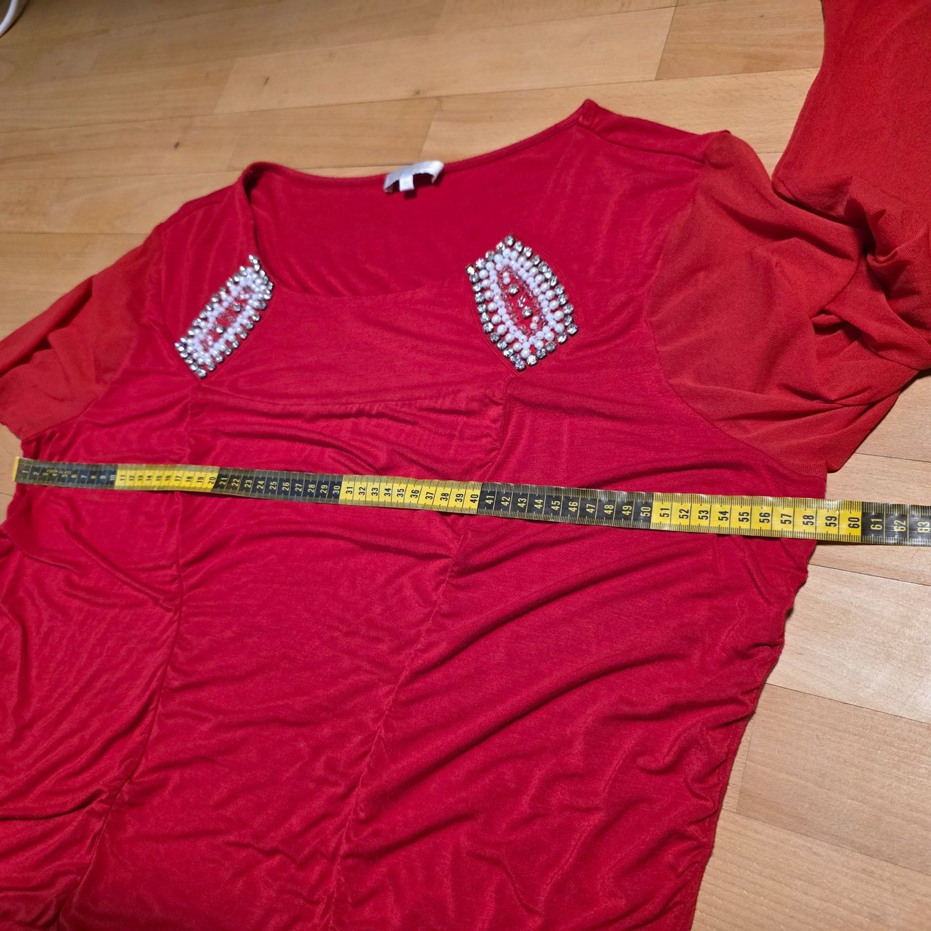 Camicette: Rote Bluse mit Strass Judith Williams Gr.48 – Usato da Wald ZH venduto da CapLux 7