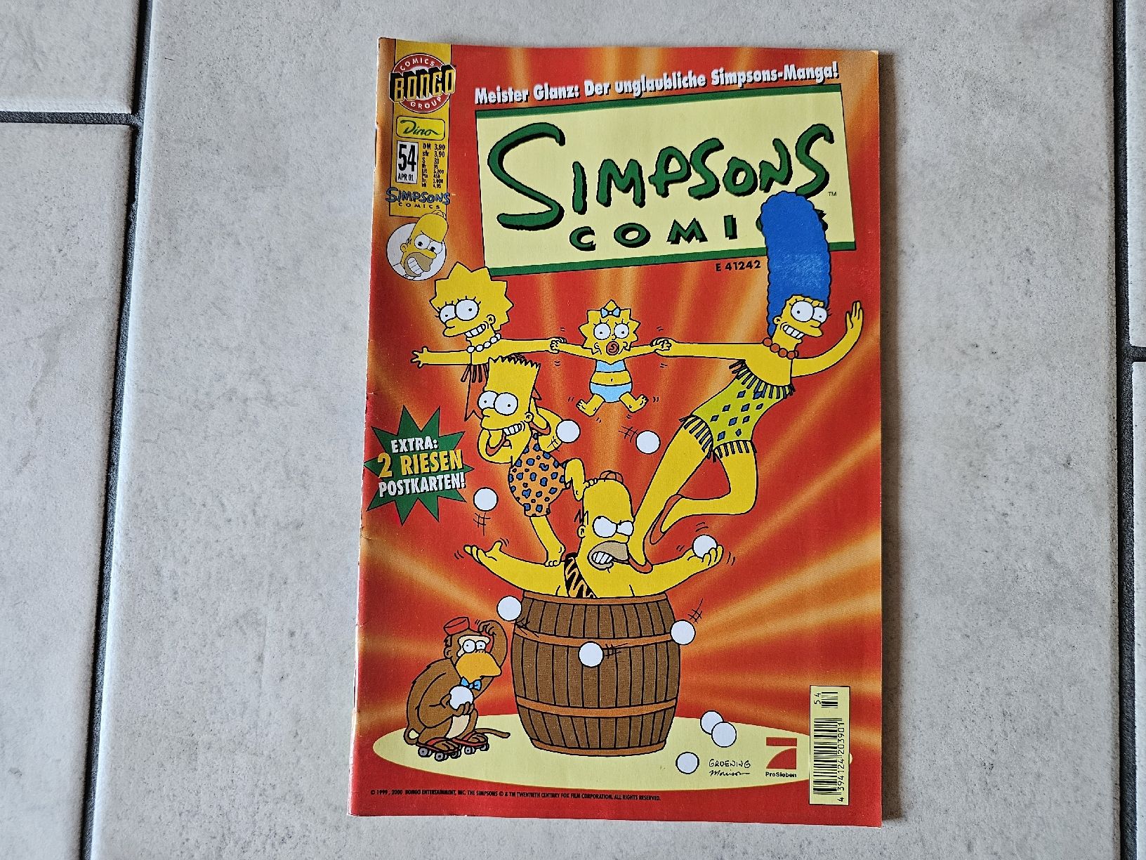 Fumetti: Simpsons Comic  -  Heft #54  (Postkarten vorhanden) – Usato da Schneisingen venduto da backstore24