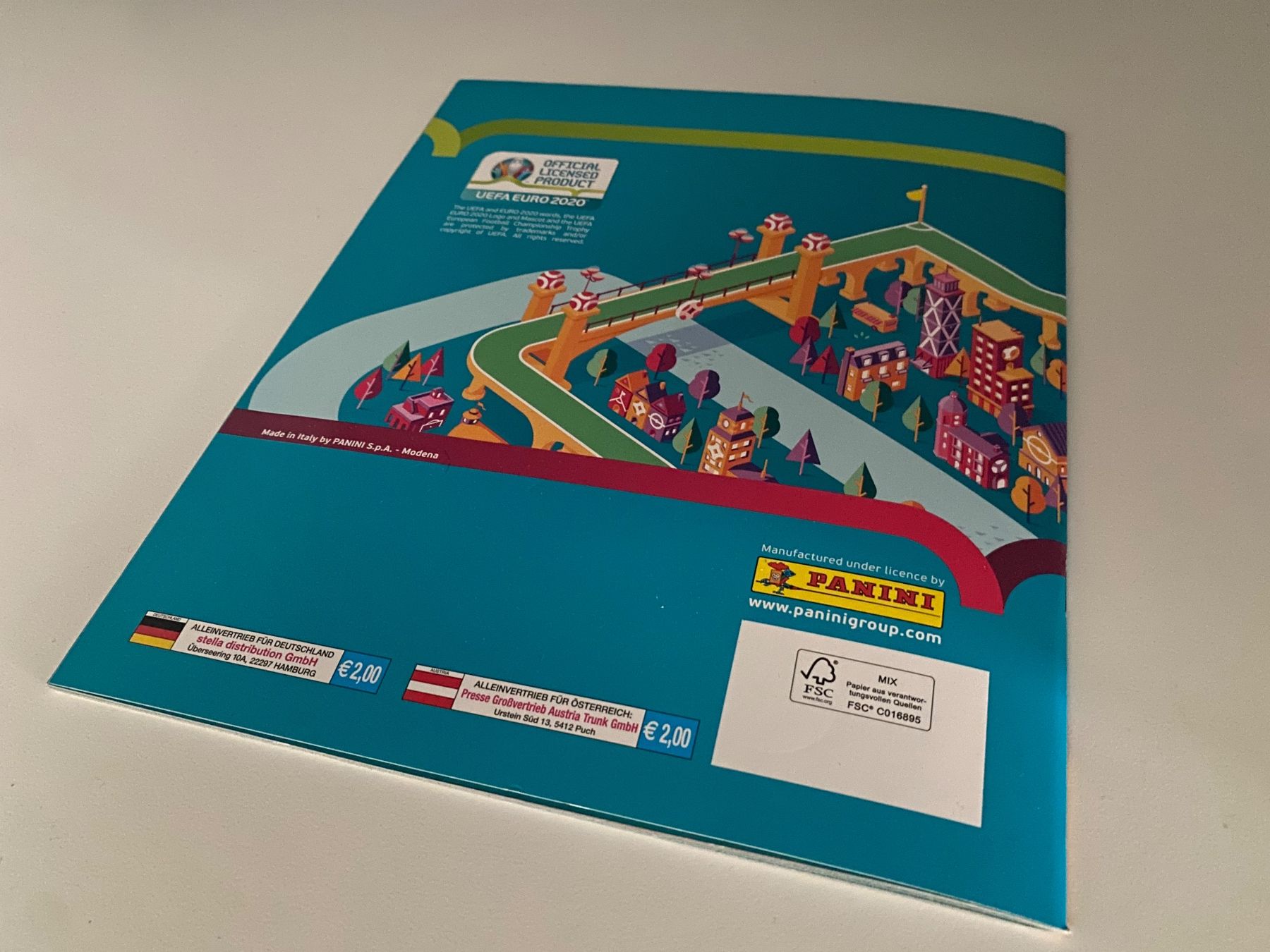 Panini Album: Panini Leeralbum EM 2020 Preview. Version DE/AUT – Usato da Hergiswil LU venduto da FcMalkov 9