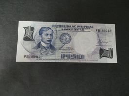Philippinen, 1 Piso   ungefaltet