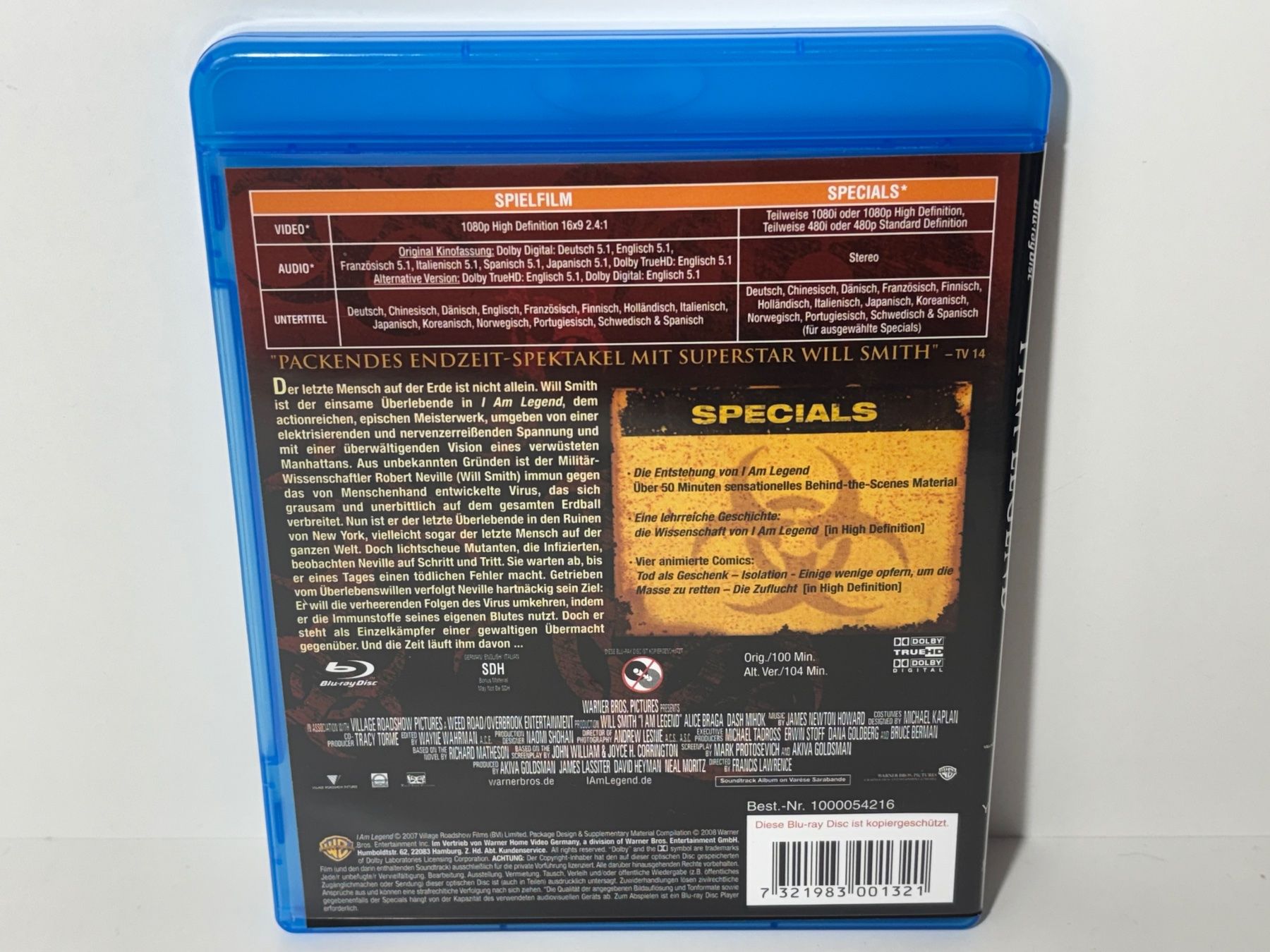 Tous les DVDs: I am Legend Blu Ray – D'occasion à Wilderswil par Mr.Fury 1