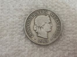 5 centimes/rappen 1903