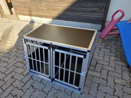 Hundebox doppelt (herausnehmbare Trennwand)