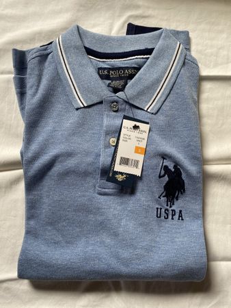 U.S. Polo Assn. Shirt - Men's Size Small - Light Blue