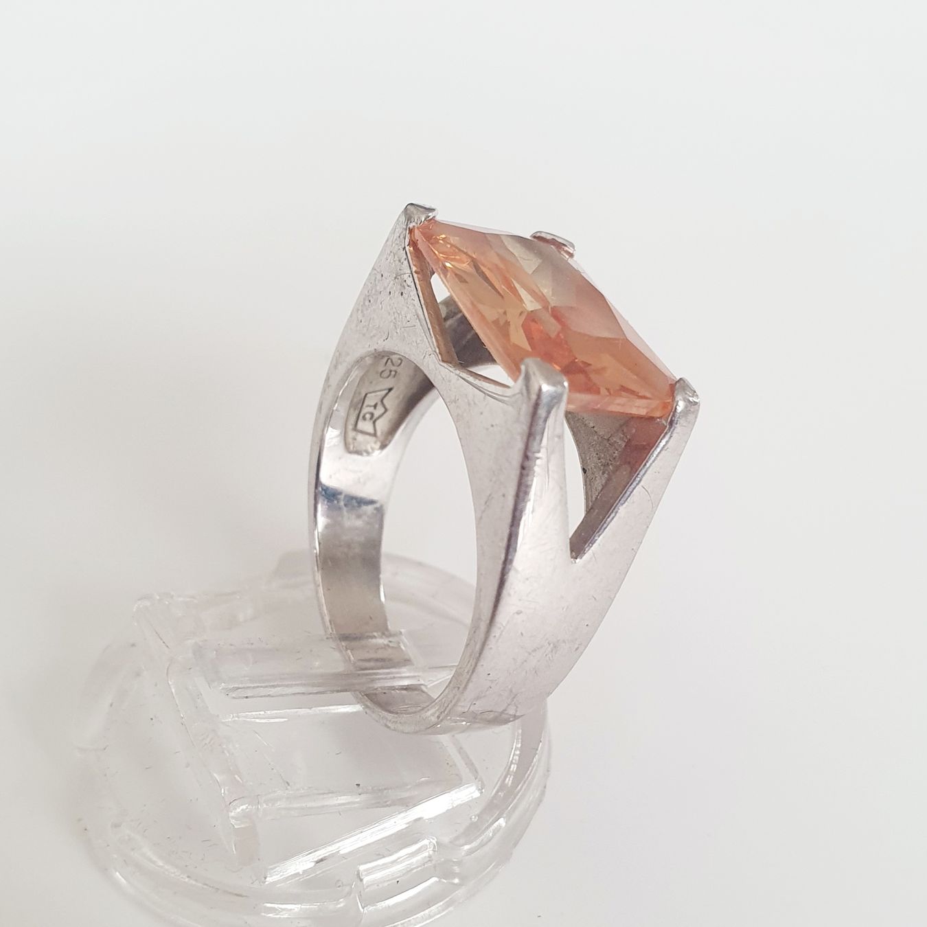 Bagues: Silberring 925 mit grossem Stein Gr. 19.3 – D'occasion à Kreuzlingen par Wunderkiste123 3