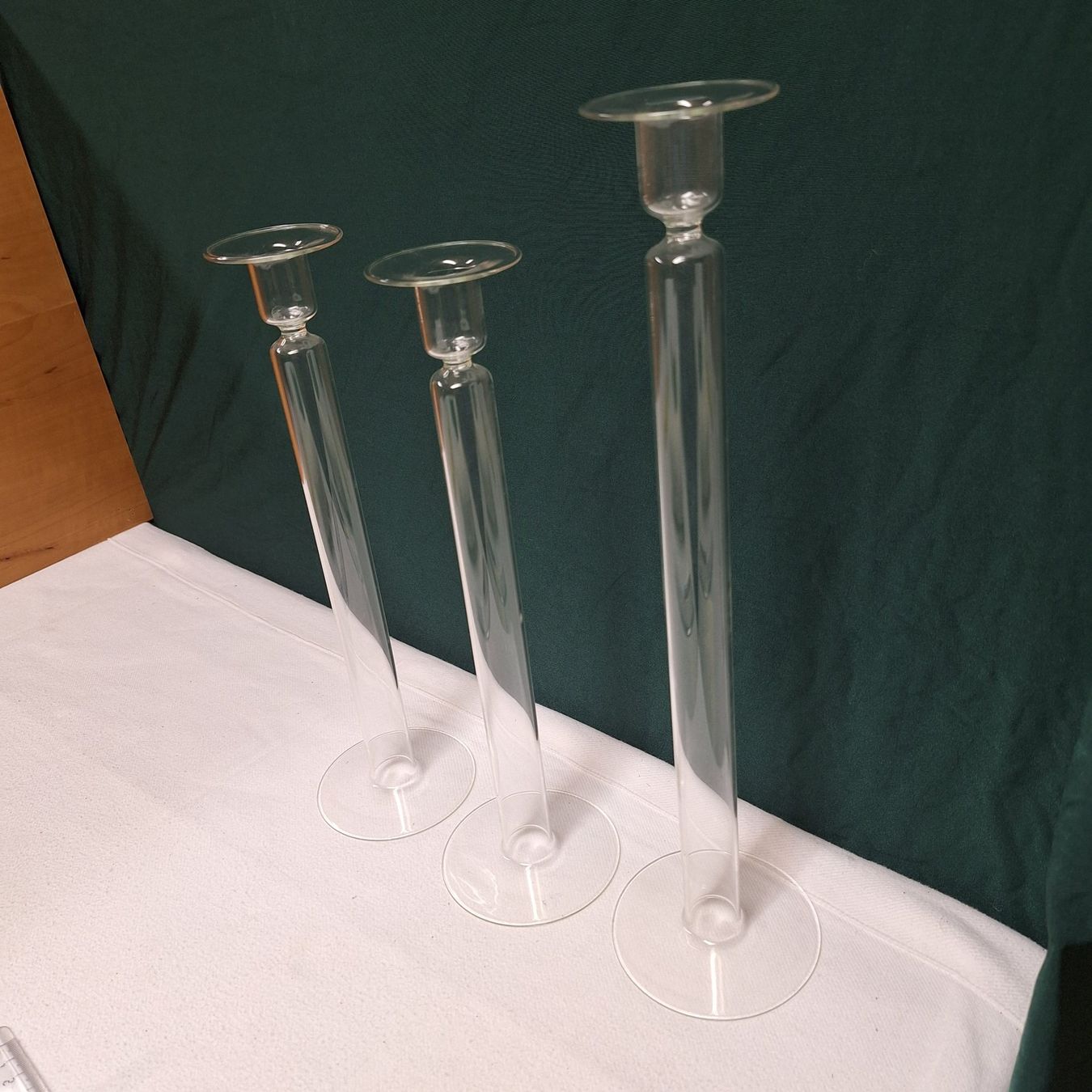Portacandele: Versand möglich. Sehr originelle Glas Kerzenständer – Usato da Winterthur venduto da Goldpipau 5