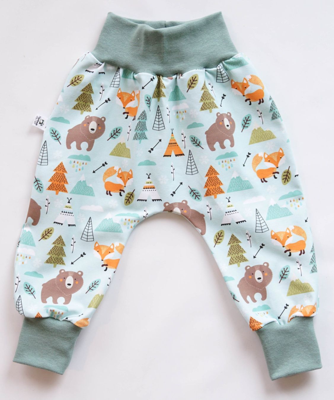 Pantaloni: Pumphose mit Waldtieren - Gr.68/74 NEU – Nuovo e nell'imballaggio originale da Zürich venduto da sambaum 1