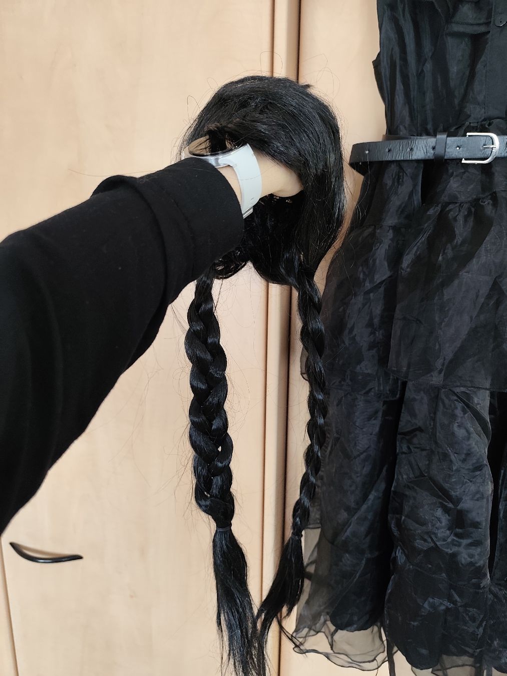 Costumi: Wednesday Adams Kostüm Gr.140 – Nuovo (secondo la descrizione) da Dietwil venduto da kim_9ntv 1