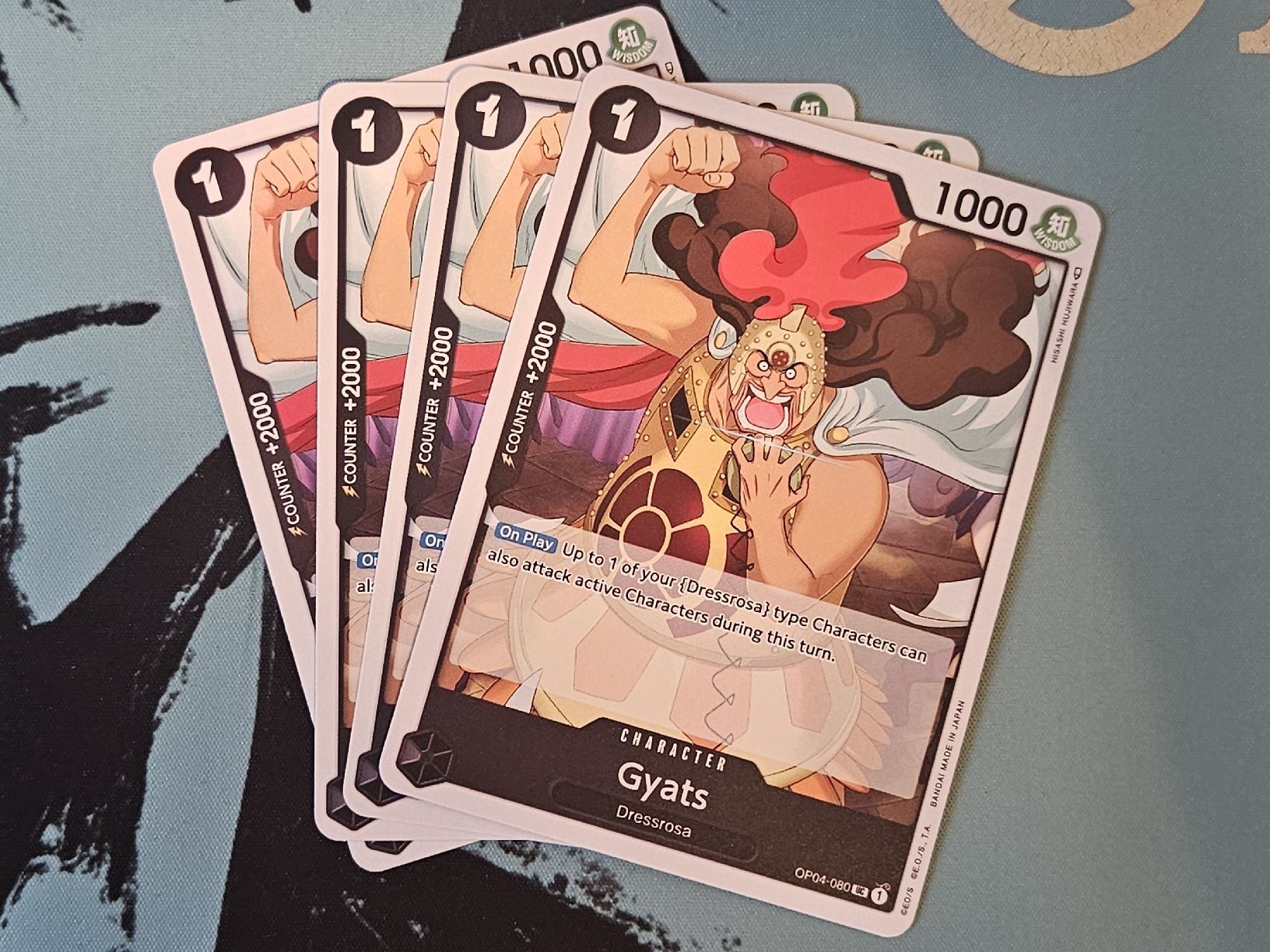 Bandai Sammelbilder & Trading cards: 4x One Piece TCG - Gyats EN – Neu (gemäss Beschreibung) aus Safnern von wil_z6qf