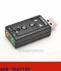 Schede audio: 8000 USB Extern Soundkart Virtual 7.1 3D – Nuovo e nell'imballaggio originale da Eigeltingen venduto da ABW-Trading 1