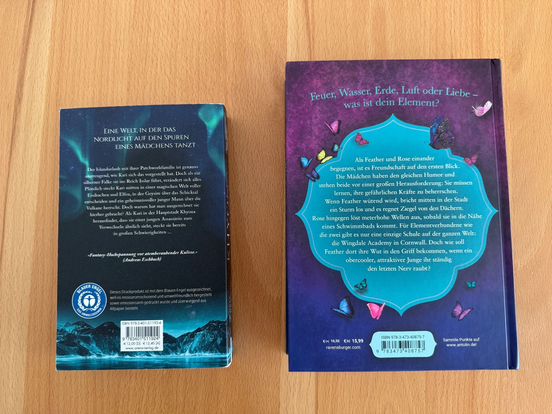 Libri: 2 Jugendbücher "Khyona" und "Feather&Rose" – Nuovo (secondo la descrizione) da Wohlen AG venduto da shoppi1 1
