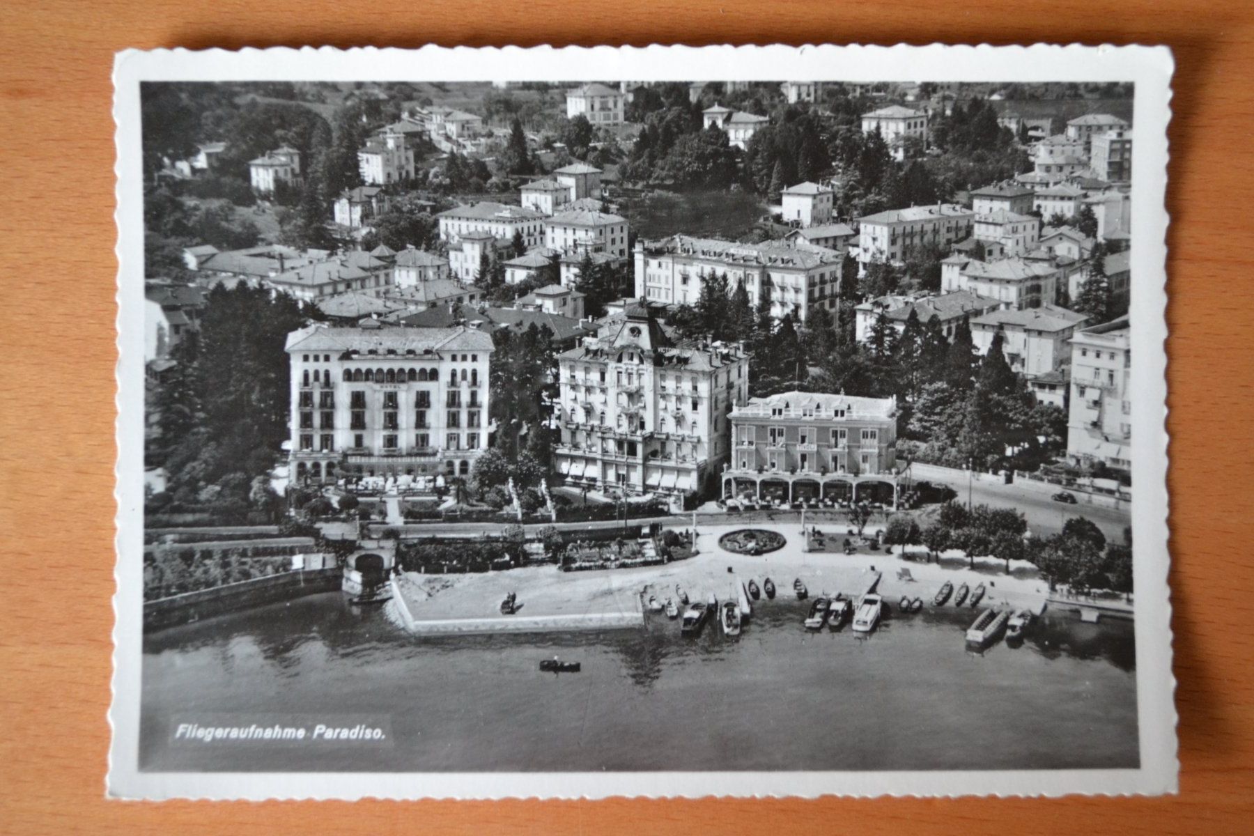 Cartoline postali: AK Paradiso Fliegeraufnahme – Usato da Beinwil am See venduto da kajak55