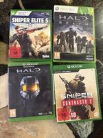 Xbox Spiele Sammlung! Halo, Sniper Elite - Top Zustand!