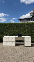 USM Haller Schreibtisch 2x4 Reinweiss Q1
