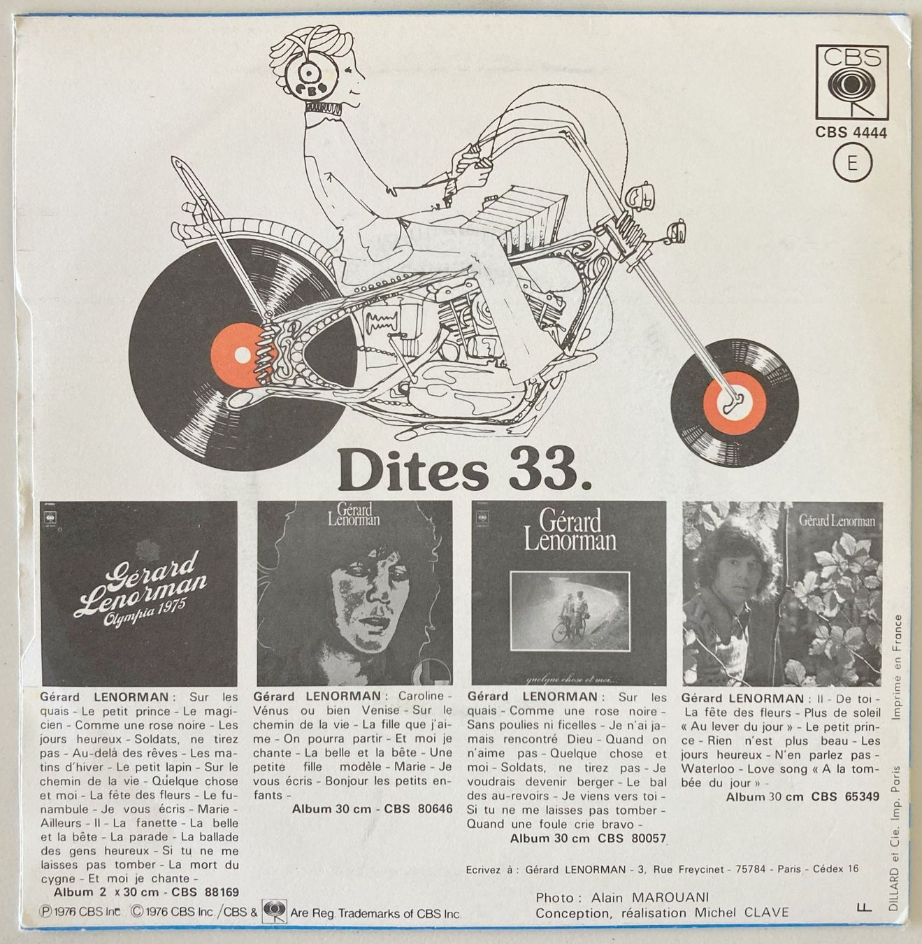 Dischi in vinile: GERARD LENORMAN - GENTIL DAUPHIN TRISTE – Usato da Bottens venduto da hotter-than-hell 1