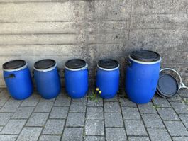 Futterfässer, Kunststoff Fässer