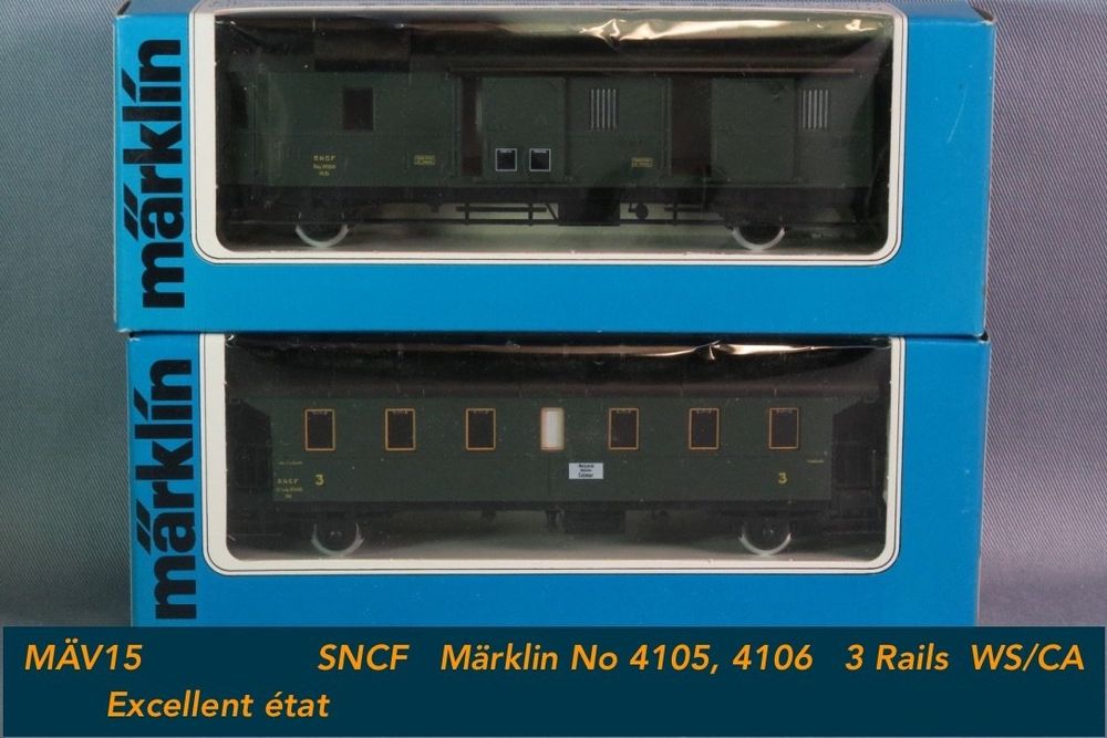 Märklin H0 - 4106/4105/4101/4102 - Passagierswagen - 4 - Catawiki