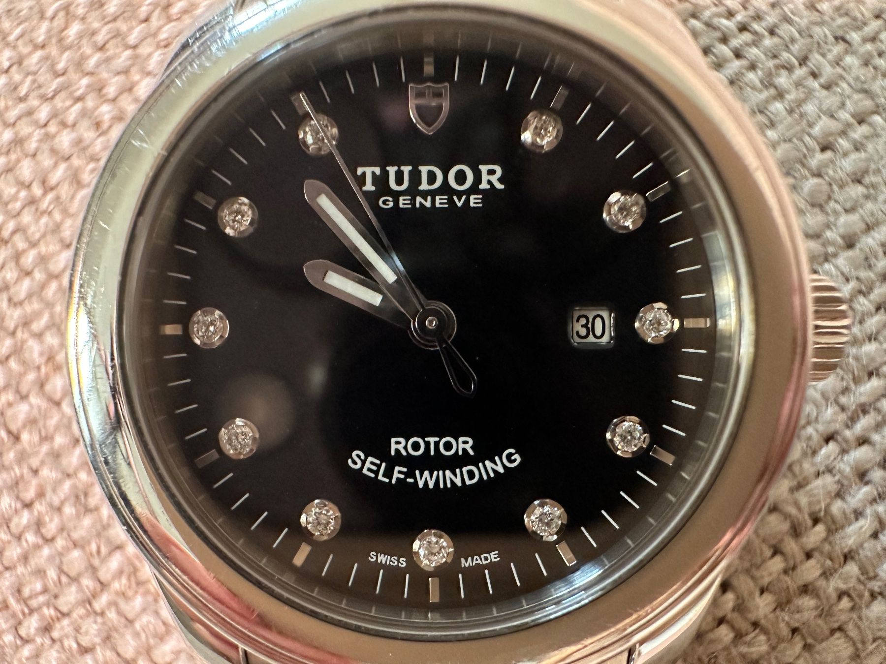 Tudor Orologi: Tudor Glamour Date Diamond Automatic 31mm Full-Set – Usato da Matten b. Interlaken venduto da cour13 4