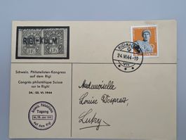 1944 Schweiz. Philatelisten-Kongress auf der Rigi