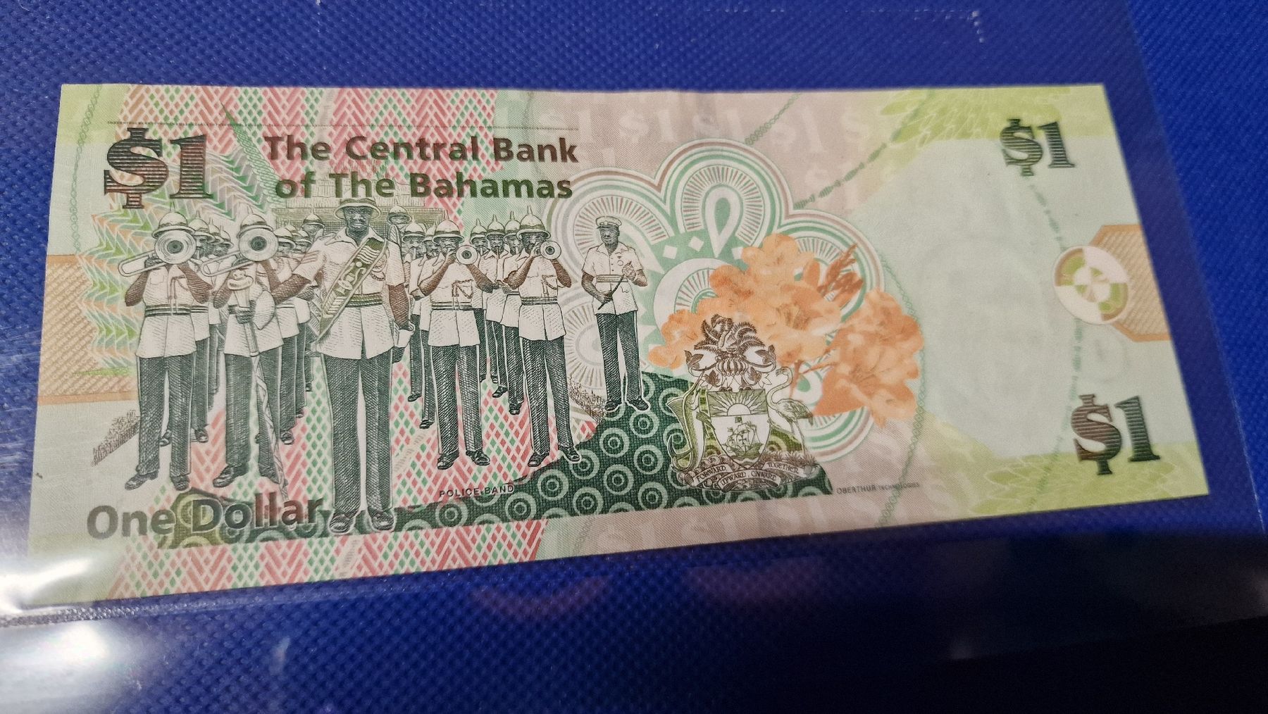 Banconote: Banknote Bahamas 2008 NEU – Nuovo e nell'imballaggio originale da Herisau venduto da Antiques.AR 1