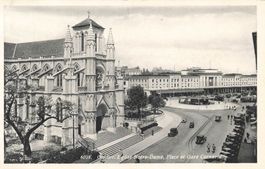 Genève (GE) Église Notre-Dame Place et Gare Cornavin