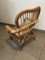 Chaise enfant rotin vintage bon état