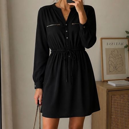 Schickes Sommerkleid, schwarz, Grösse M, neuwertig!