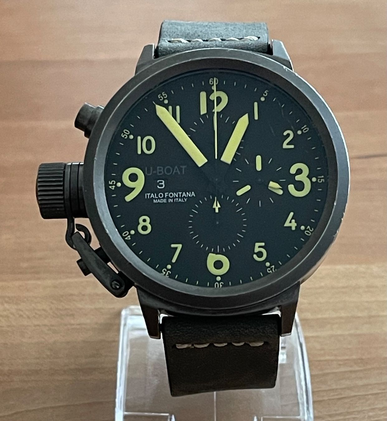Orologi: U-BOAT Flightdeck U7750/50 Automatic Chronograph Ref. 5298 – Usato da Embrach venduto da Canderau