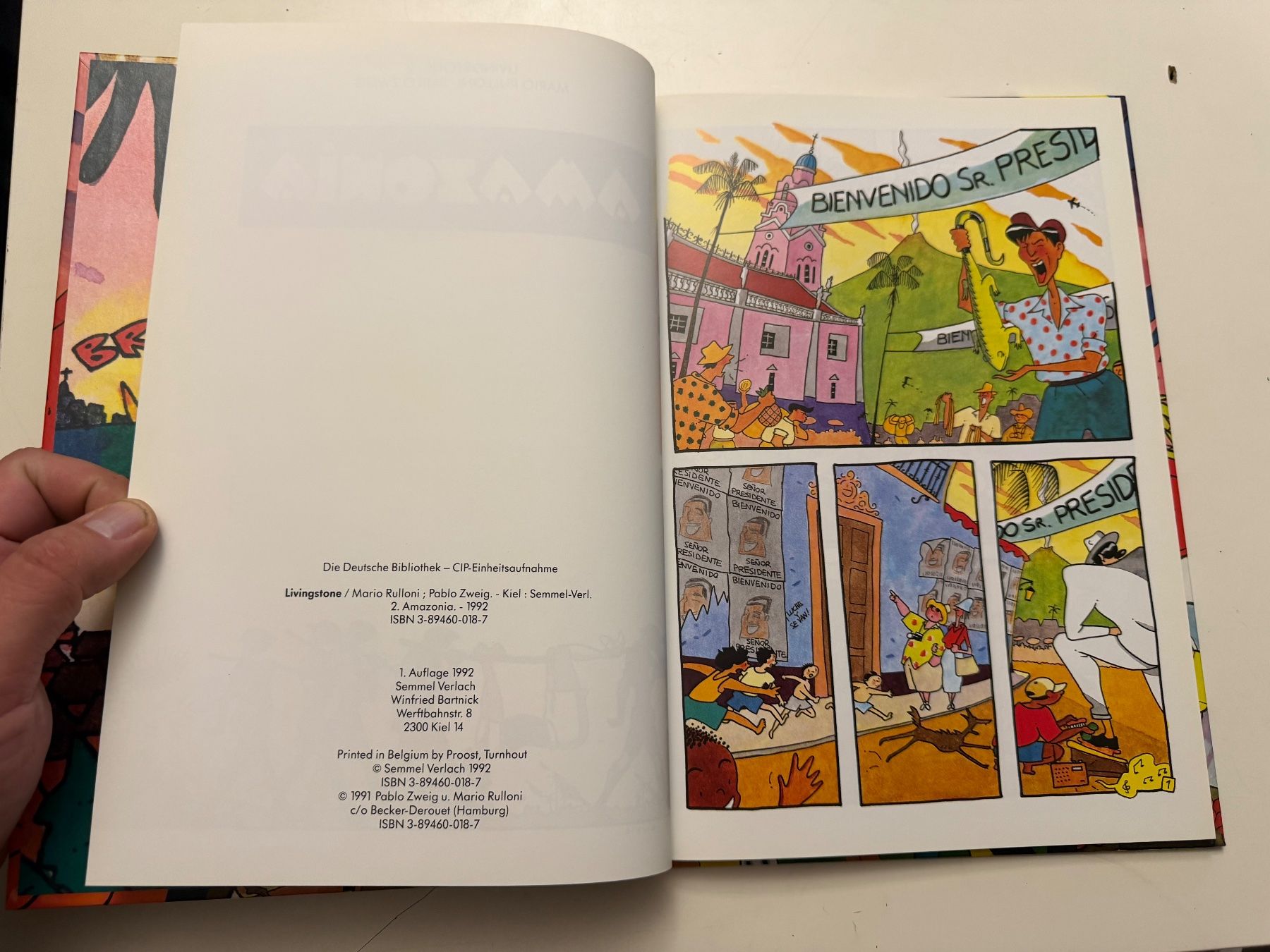 Comics: AMAZONIS LIVINGSTONE 2 - MARIO RULLONI / PABLO ZWEIG – Gebraucht aus Münsingen von Ganjam 3