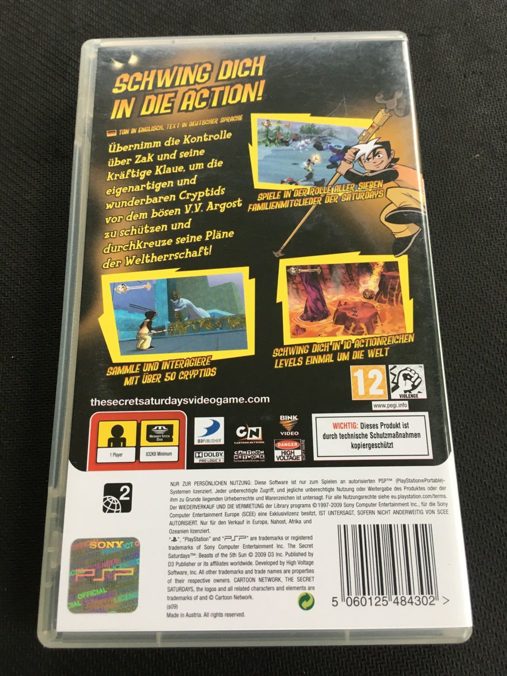 Sony Jeux: The Secret Saturdays - PSP – D'occasion à St.Gallen par Punktchen01 1