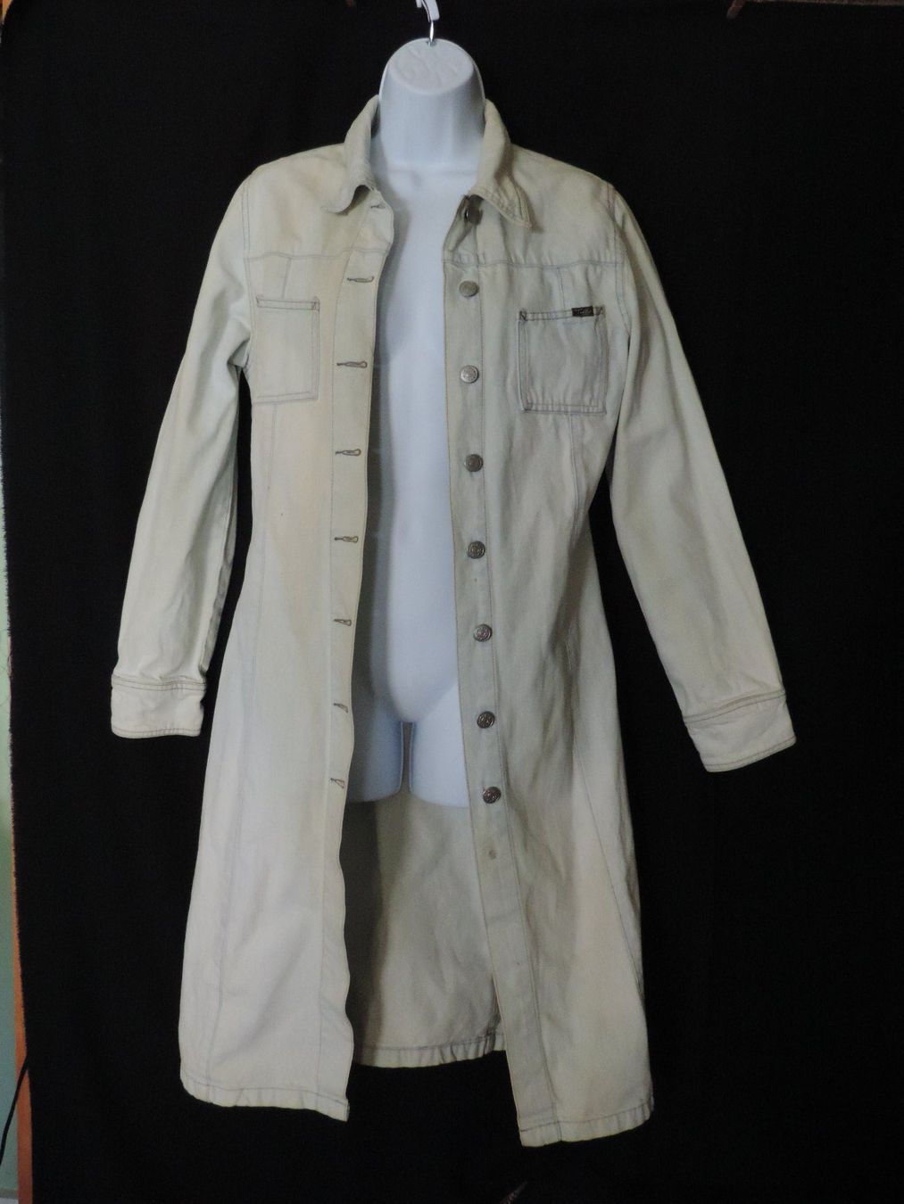 Giacche: veste longue en jeans bleu clair – Usato da Genève venduto da Axelle333 1