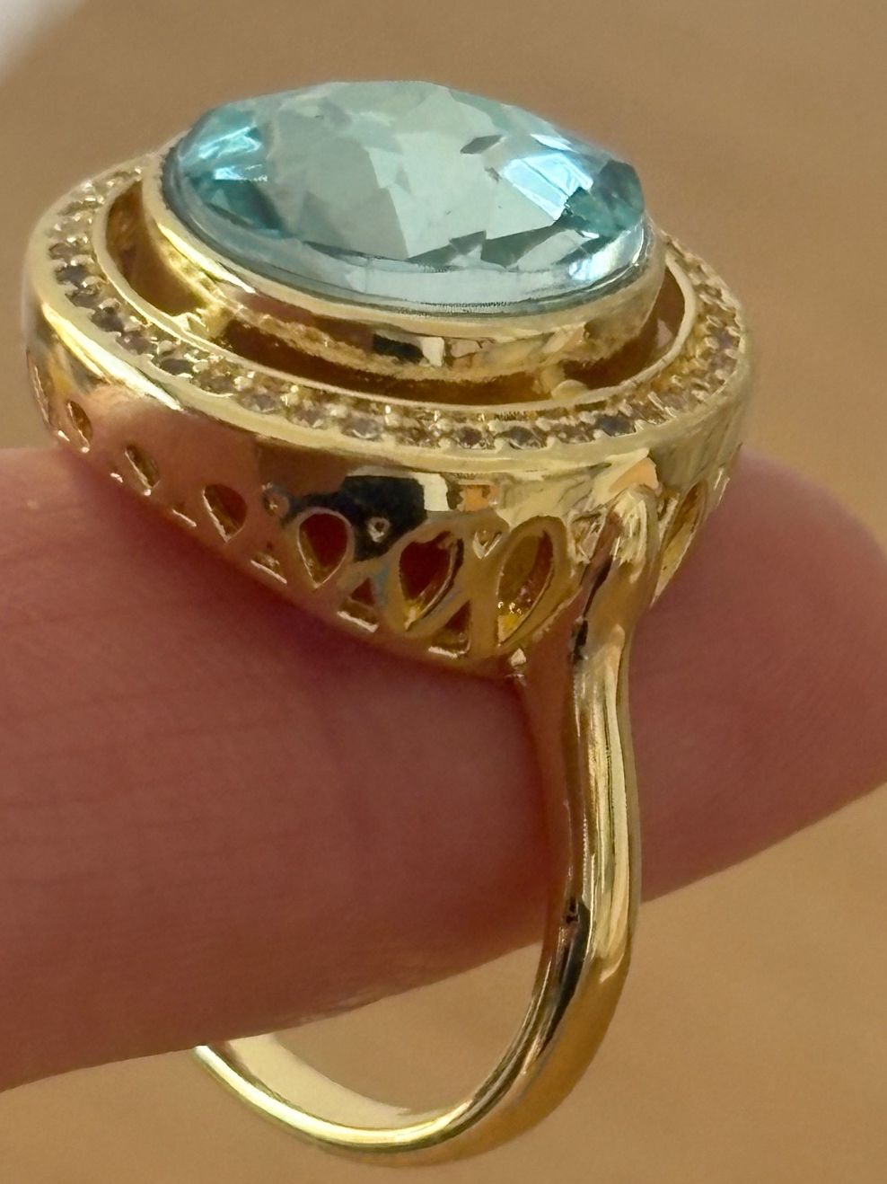 Anelli: Luxus Elegante Solitär gr: 19/9 Ring Farbe: Silver – Nuovo (secondo la descrizione) da Biel-Bienne venduto da Roserosse13 4