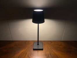 Tischlampe mit Akku