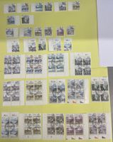 1982-86 Tierkreiszeichen ET Serien Viererblocks/Einzelm.